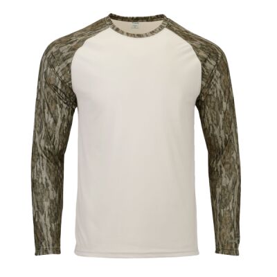 Men's Jackson Mossy Oak Colorblocked Long Sleeve T-Shirt Thumbnail