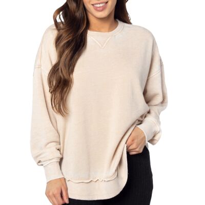 Ladies' Burnout Campus Pullover Thumbnail
