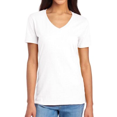 Ladies' Premium Blend V-Neck T-Shirt Thumbnail