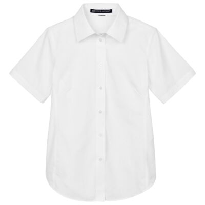 Women's Crown Collection® Broadcloth Short Sleeve Woven Dress Shirt Thumbnail