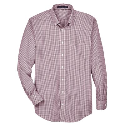 Men's Crown Collection® Gingham Check Woven Dress Shirt Thumbnail