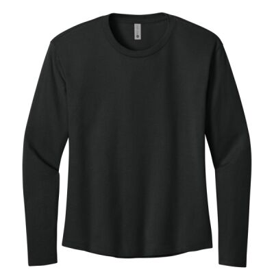 Women's Cotton Relaxed Long Sleeve Tee Thumbnail
