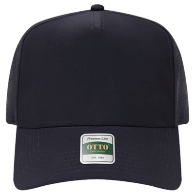 OTTO CAP® Club Collection 5 Panel Mid Profile Perforated Cap Thumbnail