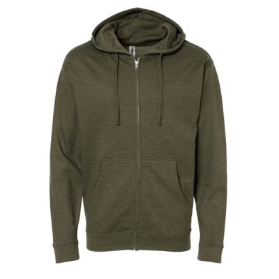 Unisex Midweight Full-Zip Hooded Sweatshirt Thumbnail