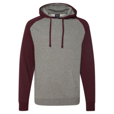 Unisex Raglan Hooded Sweatshirt Thumbnail