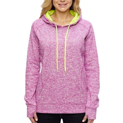 Ladies' Cosmic Contrast Fleece Hooded Sweatshirt Thumbnail