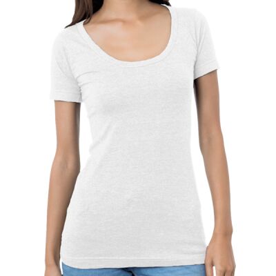 Ladies' USA Made Wide Scoop Neck T-Shirt Thumbnail