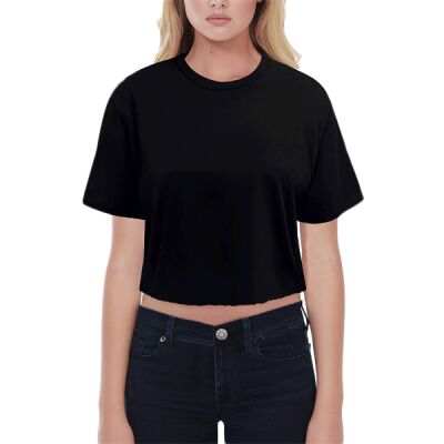 Ladies' Crop Boyfriend T-Shirt Thumbnail