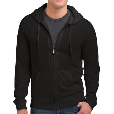 Young Mens Lightweight Jersey Full Zip Hoodie Thumbnail
