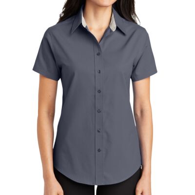 Ladies Short Sleeve Easy Care Shirt Thumbnail