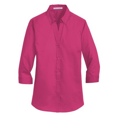 Ladies 3/4 Sleeve SuperPro ™ Twill Shirt Thumbnail
