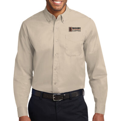 Mens S608 BIGGBY® - Long Sleeve Easy Care Thumbnail