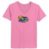 Ladies ComfortSoft® V Neck T Shirt Thumbnail