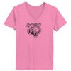 Ladies ComfortSoft® V Neck T Shirt Thumbnail