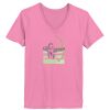 Ladies ComfortSoft® V Neck T Shirt Thumbnail