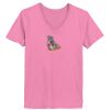 Ladies ComfortSoft® V Neck T Shirt Thumbnail