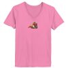Ladies ComfortSoft® V Neck T Shirt Thumbnail