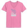 Ladies ComfortSoft® V Neck T Shirt Thumbnail