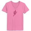 Ladies ComfortSoft® V Neck T Shirt Thumbnail