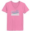 Ladies ComfortSoft® V Neck T Shirt Thumbnail