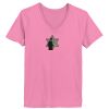 Ladies ComfortSoft® V Neck T Shirt Thumbnail