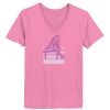 Ladies ComfortSoft® V Neck T Shirt Thumbnail