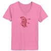 Ladies ComfortSoft® V Neck T Shirt Thumbnail