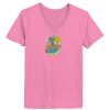 Ladies ComfortSoft® V Neck T Shirt Thumbnail