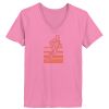Ladies ComfortSoft® V Neck T Shirt Thumbnail