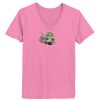 Ladies ComfortSoft® V Neck T Shirt Thumbnail