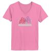 Ladies ComfortSoft® V Neck T Shirt Thumbnail