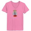 Ladies ComfortSoft® V Neck T Shirt Thumbnail