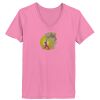 Ladies ComfortSoft® V Neck T Shirt Thumbnail