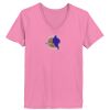 Ladies ComfortSoft® V Neck T Shirt Thumbnail