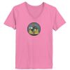Ladies ComfortSoft® V Neck T Shirt Thumbnail