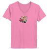 Ladies ComfortSoft® V Neck T Shirt Thumbnail