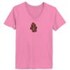 Ladies ComfortSoft® V Neck T Shirt Thumbnail
