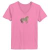 Ladies ComfortSoft® V Neck T Shirt Thumbnail
