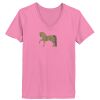 Ladies ComfortSoft® V Neck T Shirt Thumbnail