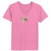 Ladies ComfortSoft® V Neck T Shirt Thumbnail