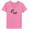 Ladies ComfortSoft® V Neck T Shirt Thumbnail