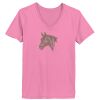 Ladies ComfortSoft® V Neck T Shirt Thumbnail