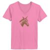 Ladies ComfortSoft® V Neck T Shirt Thumbnail