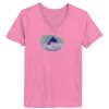 Ladies ComfortSoft® V Neck T Shirt Thumbnail