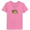Ladies ComfortSoft® V Neck T Shirt Thumbnail