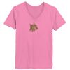 Ladies ComfortSoft® V Neck T Shirt Thumbnail