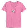 Ladies ComfortSoft® V Neck T Shirt Thumbnail