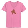 Ladies ComfortSoft® V Neck T Shirt Thumbnail
