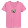 Ladies ComfortSoft® V Neck T Shirt Thumbnail