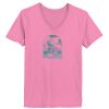 Ladies ComfortSoft® V Neck T Shirt Thumbnail